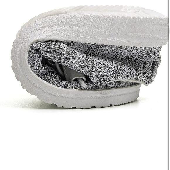 Women's Lightweight Casual Loafers Slip On Deck Shoes Breathable Canvas Size 10 - Picture 6 of 7